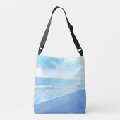 Sacs fourre-tout à plage personnalisés belle par (Dos)