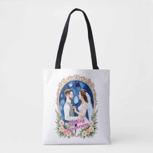 Sacs fourre-tout d'anniversaire mariage (Devant)