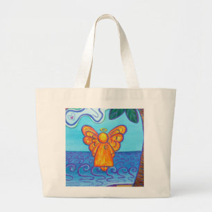Sacs fourre-tout d'art Beach Angel Peace and Joy A