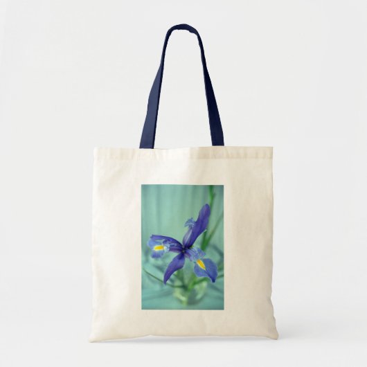 Sacs fourre-tout d'art violet Iris Fleurs (Devant)