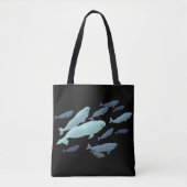 Sacs fourre-tout de baleines de Beluga Baguettes d (Devant)