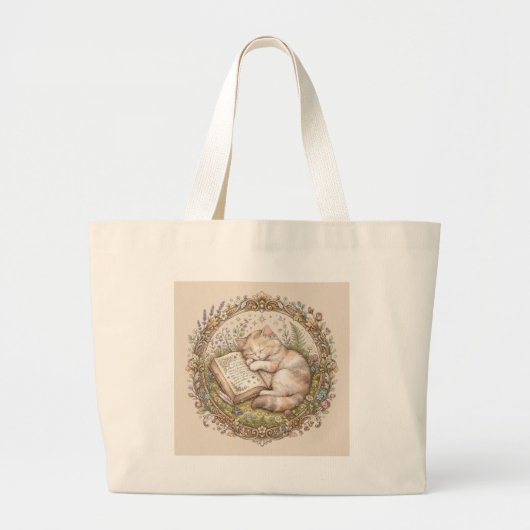 Sacs fourre-tout de chat mignon endormi (Devant)