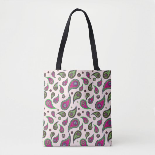 Sacs fourre-tout de conception Motif Paisley (Devant)
