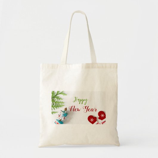 Sacs fourre-tout de décoration de Noël vert (Devant)