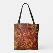 Sacs fourre-tout de Golden Swirls (Dos)