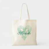Sacs fourre-tout de mariage rustique monogramme (Devant)