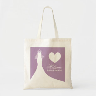 Sacs fourre-tout de mariage violet lavande pour se