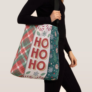 Sacs fourre-tout de Noël "HO HO HO" avec unique