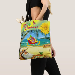 Sacs fourre-tout de Noël pour femmes, Beach Père N