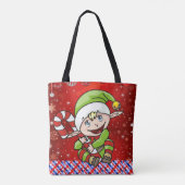 Sacs fourre-tout de Noël pour femmes, Elfe (Dos)