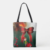 Sacs fourre-tout de Noël pour femmes, Elfe (Dos)