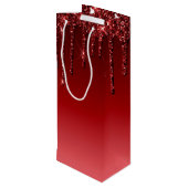 Sacs fourre-tout de vin rouge avec brillance diama (Dos Angle)