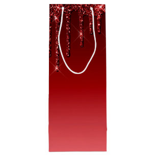 Sacs fourre-tout de vin rouge avec brillance diama