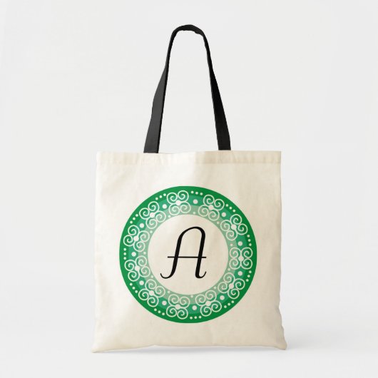 Sacs fourre-tout décorés d'un monogramme (Devant)