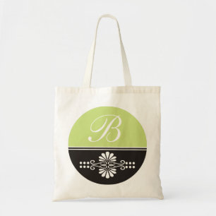 Sacs fourre-tout décorés d'un monogramme à toile :