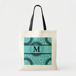 Sacs fourre-tout décorés d'un monogramme floraux