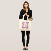 Sacs fourre-tout décorés d'un monogramme : Motif (Devant (modèle))