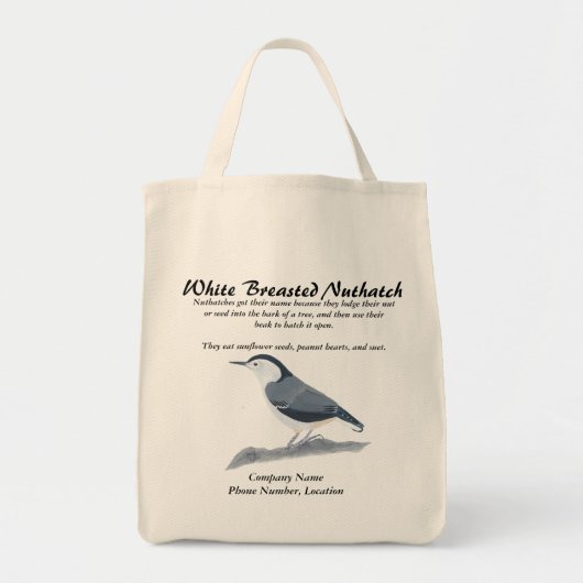 Sacs fourre-tout d'information sur les oiseaux de (Devant)