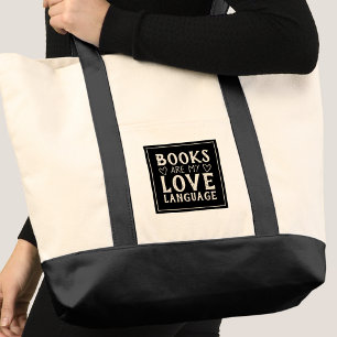 Sacs fourre-tout « Les livres drôles sont mon lang