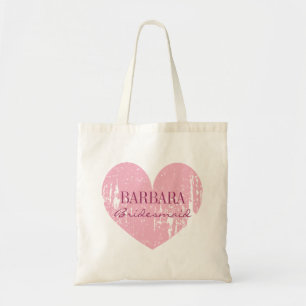 Sacs fourre-tout mignons de femme de chambre rose