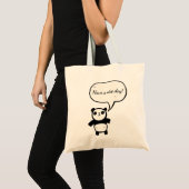 Sacs fourre-tout Panda Cute Design (Devant (produit))