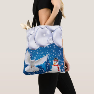 Sacs fourre-tout pour femmes de Noël, Bonhomme de