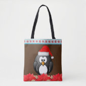 Sacs fourre-tout pour femmes de Noël, Penguin (Devant)