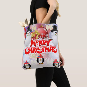 Sacs fourre-tout pour femmes de Noël, Penguin