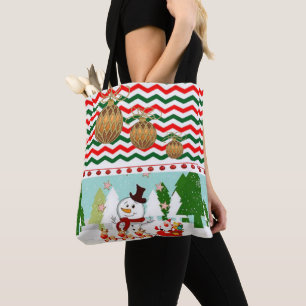 Sacs fourre-tout pour femmes de Noël, Snowman