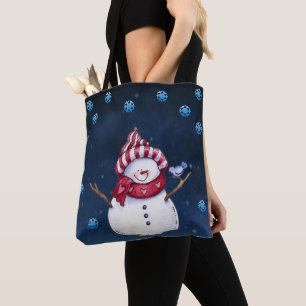 Sacs fourre-tout pour femmes de Noël, Snowman