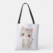 Sacs fourre-tout (un chat mignon) (Dos)