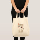 Sacs fourre-tout (un chat mignon) (Devant (produit))