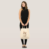 Sacs fourre-tout (un chat mignon) (Devant (modèle))