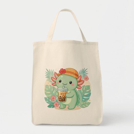 Sacs fourre-tout verts Axolotxl (Devant)