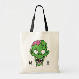 Sacs fourre-tout Zombie monogramme personnalisés