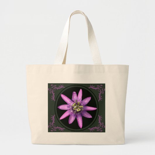 Sacs graphiques à fleurs de passion (Devant)