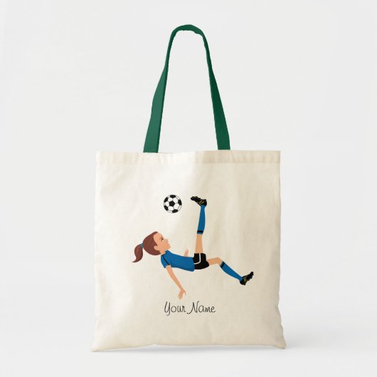 Sacs illustrés par football femelle (Devant)