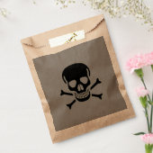 Sacs kraft gris à l'effigie de crâne noir (Scellé)