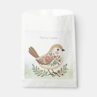 Sacs Little Bird Floral Gold Favoriser