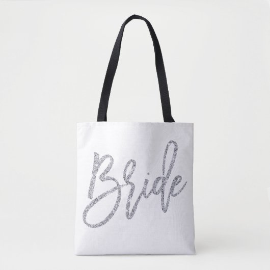 Sacs Mariage Argent Et Brides Blanches (Devant)