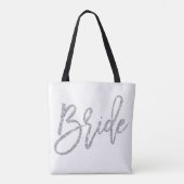 Sacs Mariage Argent Et Brides Blanches (Dos)