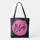 Sacs Mariages de mariée noire et rose (Dos)