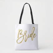 Sacs Mariages pour mariées blanc et or (Devant)