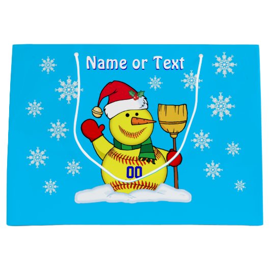 Sacs mignons superbes de cadeau du base-ball de (Devant)