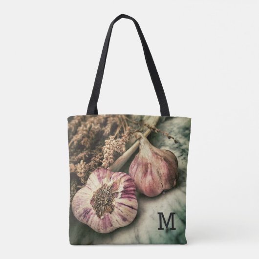 Sacs monogrammes personnalisés à base d'ail / de f (Dos)
