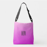 Sacs monogrammes personnalisés Pink Gradient