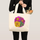Sacs noir Primrose jaune & violet fine art (Devant (produit))