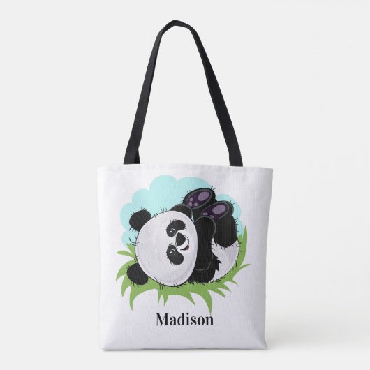 Sacs nommés faits sur commande de pandas mignons (Dos)