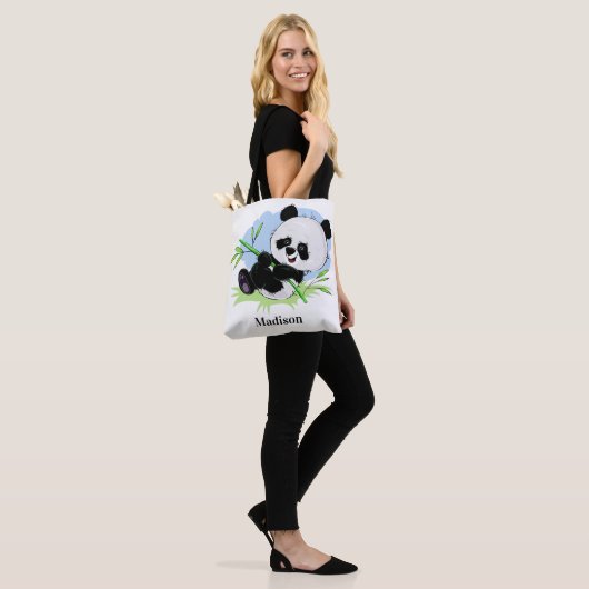 Sacs nommés faits sur commande de pandas mignons (Sur le modèle)