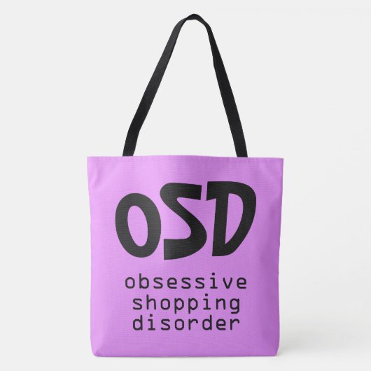 Sacs "Obsessionnel Shopping Disorder" (Devant)